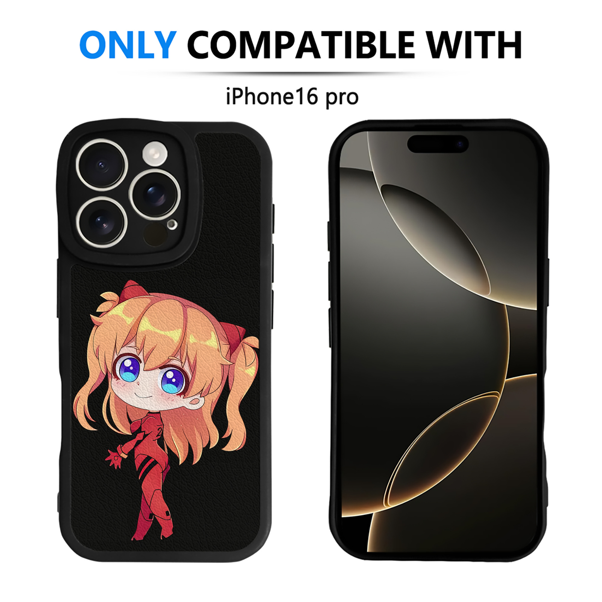 （画像用） EVA 新世紀エヴァンゲリオン 【iPhone 16シリーズ対応】シリコンスマホケース（レザー調） 材質：シリコン
